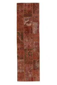  Persischer Patchwork - Persien/Iran Teppich 72X256 Läufer Dunkelrot (Wolle, Persien/Iran)