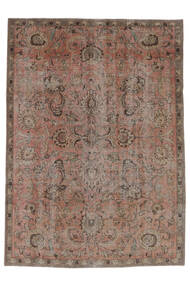  Colored Vintage - Persien/Iran Teppich 247X340 Echter Moderner Handgeknüpfter Dunkelbraun/Weiß/Creme (Wolle, Persien/Iran)