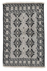  Persischer Belutsch Teppich Teppich 84X126 Schwarz/Dunkelgrau (Wolle, Persien/Iran)