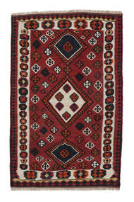  Kelim Vintage Teppich 170X266 Vintage Persischer Wollteppich Dunkelrot/Schwarz Teppich 
