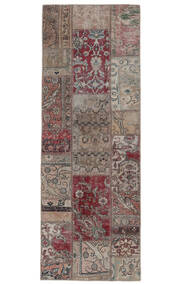 Echter Teppich Patchwork Teppich 72X203 Läufer Braun/Dunkelrot (Wolle, Persien/Iran)