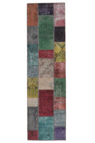  Persischer Patchwork - Persien/Iran Teppich 73X258 Läufer Dunkelrot/Braun (Wolle, Persien/Iran)