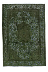  Colored Vintage - Persien/Iran Teppich 246X353 Echter Moderner Handgeknüpfter Schwartz/Weiß/Creme (Wolle, Persien/Iran)