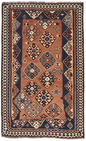  Persischer Kelim Vintage Teppich 157X260 Schwarz/Braun 