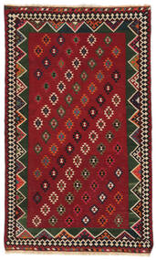 131X218 Kelim Vintage Teppich Teppich Orientalischer Dunkelrot/Schwarz (Wolle, Persien/Iran)