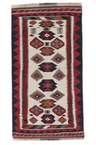  Persischer Kelim Vintage Teppich 107X204 Dunkelrot/Schwarz (Wolle, Persien/Iran)