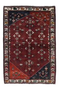  Ghashghai Teppich 150X219 Echter Orientalischer Handgeknüpfter Schwartz/Beige (Wolle, Persien/Iran)