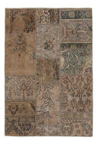  Persischer Patchwork - Persien/Iran Teppich 106X154 Braun/Schwarz (Wolle, Persien/Iran)