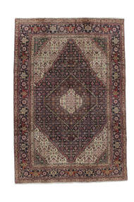  Orientalischer Täbriz Teppich Teppich 198X289 Schwarz/Braun (Wolle, Persien/Iran)