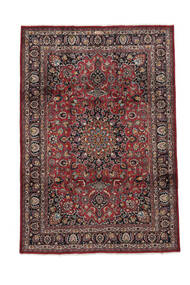 248X354 Maschad Teppich Teppich Orientalischer Schwarz/Dunkelrot (Wolle, Persien/Iran)
