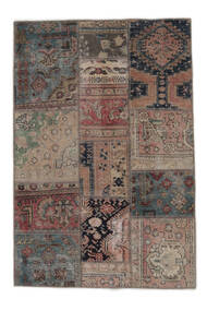  Patchwork - Persien/Iran Teppich 104X156 Echter Moderner Handgeknüpfter Dunkelbraun/Schwartz (Wolle, Persien/Iran)