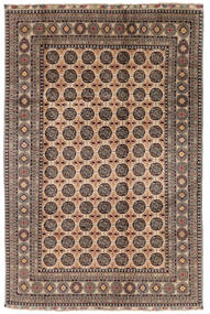  Orientalischer Kunduz Teppich 195X289 Braun/Schwarz (Wolle, Afghanistan)