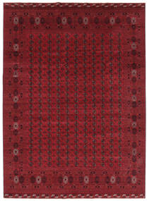  Orientalischer Classic Afghan Fine Teppich Teppich 253X345 Dunkelrot/Schwarz Großer (Wolle, Afghanistan)