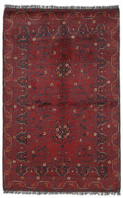 101X150 Kunduz Teppich Teppich Orientalischer Dunkelrot/Schwarz (Wolle, Afghanistan)