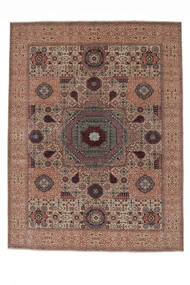 276X364 Mamluk Teppich Teppich Echter Orientalischer Handgeknüpfter Braun/Dunkelrot Großer (Wolle, Afghanistan)