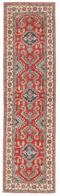  Kazak Teppich 80X293 Echter Orientalischer Handgeknüpfter Läufer Dunkelrot/Beige (Wolle, Afghanistan)