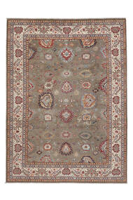 Echter Teppich Kazak Fine Teppich 242X332 Braun/Dunkelrot (Wolle, Afghanistan)