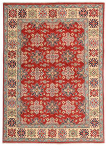  Kazak Teppich 152X207 Echter Orientalischer Handgeknüpfter Dunkelbraun/Dunkelrot (Wolle, Afghanistan)
