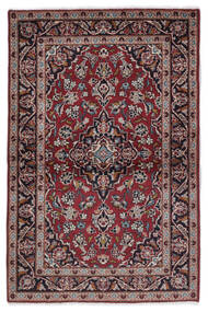  Keshan Teppich 98X151 Echter Orientalischer Handgeknüpfter Schwartz/Dunkelbraun (Wolle, Persien/Iran)