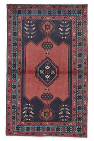  Klardasht Teppich 97X163 Echter Orientalischer Handgeknüpfter Schwartz/Rot (Wolle, Persien/Iran)