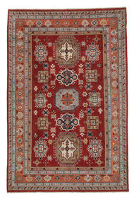 201X304 Kazak Fine Teppich Orientalischer Dunkelrot/Braun (Wolle, Afghanistan)