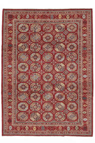 Kazak Fine Teppich Teppich 250X343 Dunkelrot/Braun Großer (Wolle, Afghanistan)