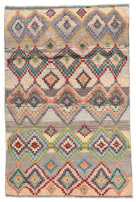  Moroccan Berber - Afghanistan Teppich 114X170 Echter Moderner Handgeknüpfter Dunkelgrau/Hellbraun (Wolle, Afghanistan)