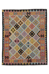  Kelim Afghan Old Style Teppich 152X192 Echter Orientalischer Handgewebter Weiß/Creme/Schwartz (Wolle, Afghanistan)