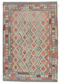 Kelim Afghan Old Stil Teppich Teppich 200X300 Dunkelgelb/Braun (Wolle, Afghanistan)