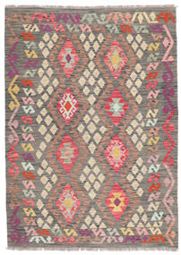  Kelim Afghan Old Style Teppich 129X180 Echter Orientalischer Handgewebter Dunkelgrau/Dunkelbraun (Wolle, Afghanistan)