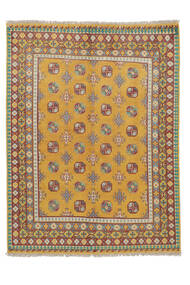  Afghan Teppich 155X205 Echter Orientalischer Handgeknüpfter Braun/Weiß/Creme (Wolle, Afghanistan)