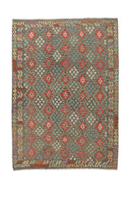 Echter Kelim Afghan Old Stil Teppich 204X285 