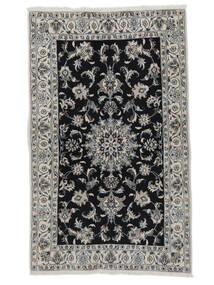  Nain Teppich 120X195 Echter Orientalischer Handgeknüpfter Schwartz/Dunkelgrau (Wolle, Persien/Iran)