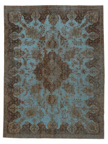 Colored Vintage Teppich 278X372 Schwarz/Braun Großer (Wolle, Persien/Iran)
