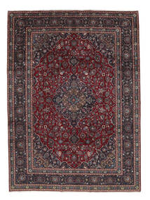 247X338 Kashmar Teppich Teppich Echter Orientalischer Handgeknüpfter Schwarz/Dunkelrot (Wolle, Persien/Iran)