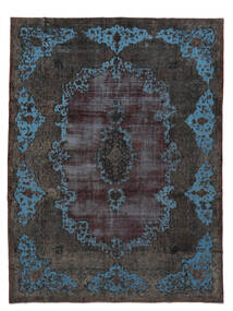 273X363 Vintage Heritage Teppich Teppich Echter Moderner Handgeknüpfter Schwarz/Dunkelblau Großer (Wolle, Persien/Iran)