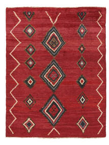  Moroccan Berber - Afghanistan Teppich 148X189 Echter Moderner Handgeknüpfter Dunkelrot (Wolle, Afghanistan)