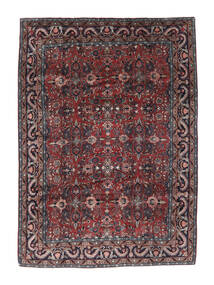 Mehraban Teppich Teppich 200X278 Schwarz/Dunkelrot (Wolle, Persien/Iran)