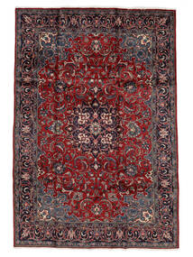 210X308 Mahal Teppich Teppich Orientalischer Schwarz/Dunkelrot (Wolle, Persien/Iran)