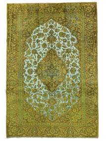  Colored Vintage - Persien/Iran Teppich 228X337 Echter Moderner Handgeknüpfter Dunkelgelb/Grün (Wolle, )