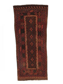  Afghan Vintage Kelim Teppich 118X258 Echter Orientalischer Handgewebter Läufer Schwartz (Wolle, Afghanistan)