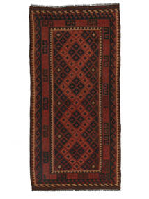  Afghan Vintage Kelim Teppich 94X180 Echter Orientalischer Handgewebter Läufer Schwartz/Weiß/Creme (Wolle, Afghanistan)