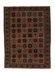  Belutsch Teppich 210X280 Echter Orientalischer Handgeknüpfter Schwartz (Wolle, Afghanistan)