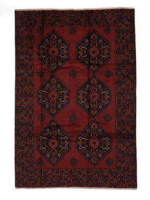 Orientalischer Belutsch Teppich Teppich 206X308 Schwarz (Wolle, Afghanistan)