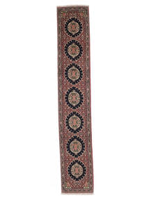  Persischer Senneh Teppich Teppich 53X309 Läufer Dunkelrot/Schwarz (Wolle, Persien/Iran)