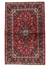  Keshan Teppich 100X155 Echter Orientalischer Handgeknüpfter Dunkelbraun/Schwartz (Wolle, Persien/Iran)