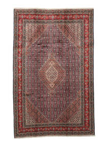 205X315 Ardebil Teppich Teppich Echter Orientalischer Handgeknüpfter Dunkelrot/Schwarz (Wolle, Persien/Iran)