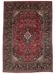  210X310 Maschad Teppich Teppich Schwarz/Dunkelrot Persien/Iran 