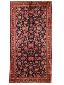  Nahavand Teppich 165X325 Echter Orientalischer Handgeknüpfter Läufer Dunkelbraun/Schwartz (Wolle, Persien/Iran)