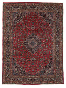  Orientalischer Maschad Teppich Teppich 245X330 Schwarz/Dunkelrot (Wolle, Persien/Iran)
